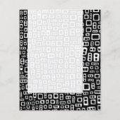 Prospectus 11,4 Cm X 14,2 Cm Panneau 086 - Rectangles Abstraites (Dos)