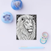 Prospectus 11,4 Cm X 14,2 Cm Panneau Léon Zodiaque - Lion astrologique (Simple)