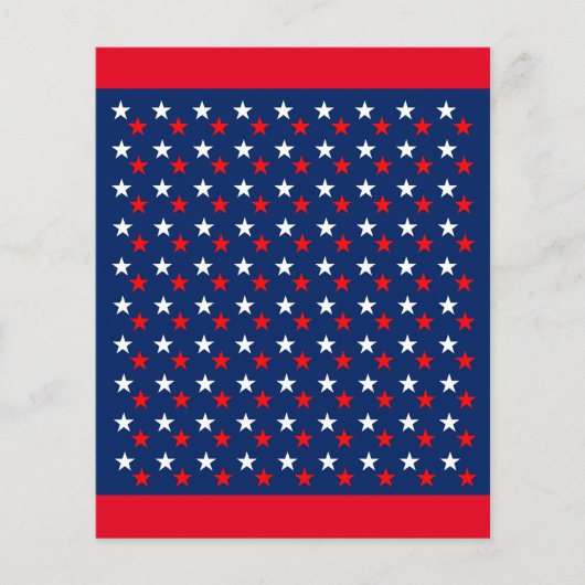 PROSPECTUS 11,4 CM X 14,2 CM PAPER BLEU ROUGE (Devant)