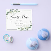Prospectus 11,4 Cm X 14,2 Cm PAPER Eucalyptus Mariage Enregistrer La Date (Simple)