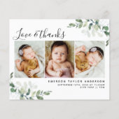 Prospectus 11,4 Cm X 14,2 Cm PAPER Eucalyptus Photo Merci bébé (Devant)