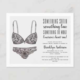 Prospectus 11,4 Cm X 14,2 Cm PAPER Ooh La Lingerie Douche Invitation