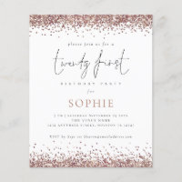 PAPER Rose tendance Parties scintillant or 21ème I