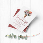 Prospectus 11,4 Cm X 14,2 Cm PAPER Rustic Boho Fête des mariées de glace<br><div class="desc">Moderne Rustique mais élégant Boho Ice Cream Bridal Shower Invitation mettant en vedette notre typographie manuscrite chic et vos détails personnalisés autour d'une étonnante aquarelle florale cône gaufre crème glacée avec des pivoines, succulents et fleurs du désert! Le dos est une terre cuite branchée, parfaite pour votre séjour élégant ou...</div>