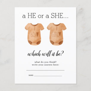 Prospectus 11,4 Cm X 14,2 Cm PAPIER Vêtements bébé He She Gender Reveillez Devi