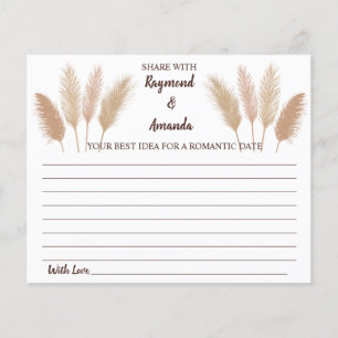 Prospectus 11,4 Cm X 14,2 Cm Partager une idée de date pour une carte de Fête d