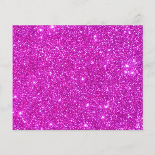 Prospectus 11,4 Cm X 14,2 Cm Parties scintillant rose étincelle Conception pers (Devant)