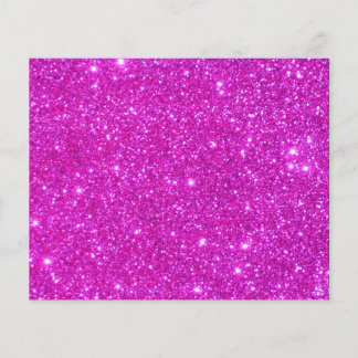 Prospectus 11,4 Cm X 14,2 Cm Parties scintillant rose étincelle Conception pers