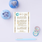 Prospectus 11,4 Cm X 14,2 Cm Parties scintillant turquoise Lip 💋 instructions  (Simple)