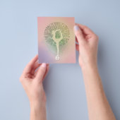 Prospectus 11,4 Cm X 14,2 Cm Pastel Pink Rainbow Yoga Tree (main)