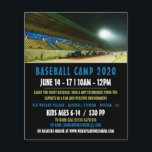 Prospectus 11,4 Cm X 14,2 Cm Paysage de terrain de baseball, Camp de baseball A<br><div class="desc">Paysage Du Terrain De Baseball,  Camp De Baseball Flyers Publicitaires Par Le Magasin Carte de visite.</div>