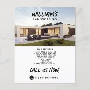 Prospectus 11,4 Cm X 14,2 Cm Paysage moderne Jardin Designer Lanscaper