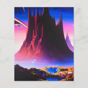 Prospectus 11,4 Cm X 14,2 Cm Peinture à l'huile Dream World