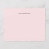 Prospectus 11,4 Cm X 14,2 Cm PÉONIES BUDGÉTAIRES Mariage Peach Sage rose (Dos)