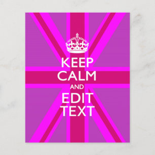 Prospectus 11,4 Cm X 14,2 Cm Personnaliser du calme Modifier le texte sur l'uni