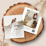 Prospectus 11,4 Cm X 14,2 Cm Photo budget en ligne Faire-part de mariage RSVP<br><div class="desc">Flyer de Faire-part de mariage RSVP en ligne Budget Photo</div>