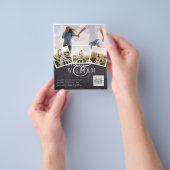 Prospectus 11,4 Cm X 14,2 Cm PHOTO BUDGÉTAIRE Économiser Dates INVITATIONS - Co (main)