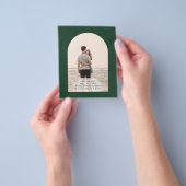 Prospectus 11,4 Cm X 14,2 Cm PHOTO BUDGÉTAIRE Émeraude Mariage vert Enregistrer (main)