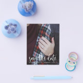 Prospectus 11,4 Cm X 14,2 Cm Photo du budget Enregistrer la date (Simple)