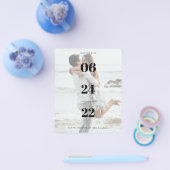 Prospectus 11,4 Cm X 14,2 Cm Photo Enregistrer la circulaire Date (Simple)