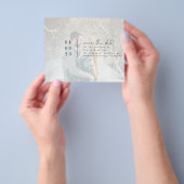 Prospectus 11,4 Cm X 14,2 Cm Photo moderne Enregistrer la date (main)