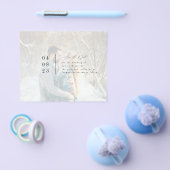 Prospectus 11,4 Cm X 14,2 Cm Photo moderne Enregistrer la date (Simple)