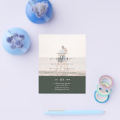 Prospectus 11,4 Cm X 14,2 Cm PHOTO moderne TEXTE GLOBAL Budget Mariage (Simple)