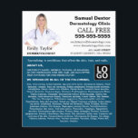 Prospectus 11,4 Cm X 14,2 Cm Photo personnalisée, Dermatologue Dermatologie<br><div class="desc">Photographie Personnalisée,  Dermatologue,  Clinique De Dermatologie Flyers Publicitaires Par Le Magasin Carte de visite.</div>