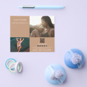 Prospectus 11,4 Cm X 14,2 Cm Photo promotionnelle de l'entreprise QR Code Moder (Simple)