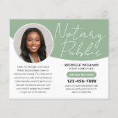 Prospectus 11,4 Cm X 14,2 Cm Photo QR Code Vert (Devant)