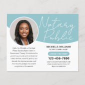 Prospectus 11,4 Cm X 14,2 Cm Photo QR Turquoise (Devant)