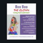 Prospectus 11,4 Cm X 14,2 Cm Photographie personnalisée, Entertainer pour enfan<br><div class="desc">Photographie Personnalisée,  Artiste Pour Enfants,  Flyers De Publicité Clown Du Magasin Carte de visite.</div>
