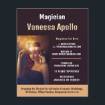 Prospectus 11,4 Cm X 14,2 Cm Photographie personnalisée, Publicité de magicien<br><div class="desc">Photo Personnalisée,  Magicien Publicité Flyers Par Le Magasin Carte de visite.</div>