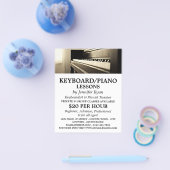 Prospectus 11,4 Cm X 14,2 Cm Piano Classique, Clavier, Cours de Piano (Simple)