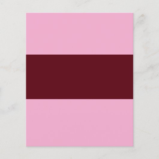 Prospectus 11,4 Cm X 14,2 Cm Pink & Brown (Devant)