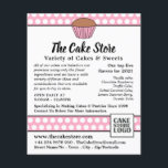 Prospectus 11,4 Cm X 14,2 Cm Pink Cupcake & Polka Dot, publicité pour le magasi<br><div class="desc">Pink Cupcake & Polka Dot,  Câblerie,  Flyers Publicitaires De Boutique De Gâteaux Par Le Magasin Carte de visite.</div>
