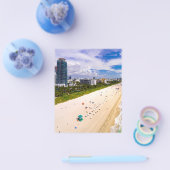 Prospectus 11,4 Cm X 14,2 Cm Plage de Miami (Simple)