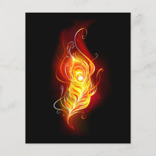 Prospectus 11,4 Cm X 14,2 Cm Plumes de paquetage de feu