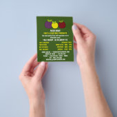 Prospectus 11,4 Cm X 14,2 Cm Plums de fruits, Greengrocers Publicité (main)