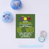 Prospectus 11,4 Cm X 14,2 Cm Plums de fruits, Greengrocers Publicité (Simple)