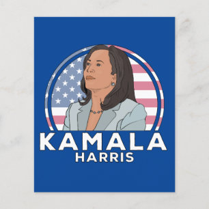Prospectus 11,4 Cm X 14,2 Cm Politique Kamala Harris