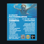 Prospectus 11,4 Cm X 14,2 Cm Portrait Ado, Nettoyage de la piscine<br><div class="desc">Ado Portrait de bain,  Service de nettoyage de piscine Circulaire publicitaire par The Carte de visite Store.</div>