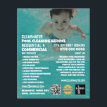 Prospectus 11,4 Cm X 14,2 Cm Portrait de baignade pour enfants, Nettoyage de la<br><div class="desc">Portrait de baignade pour enfants,  Service de nettoyage de la piscine Circulaire publicitaire de la Boutique Carte de visite.</div>