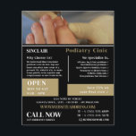 Prospectus 11,4 Cm X 14,2 Cm Portrait de soins des ongles, Clinique de podiatri<br><div class="desc">Portrait de soins des ongles,  Clinique de podiatrie,  Podiatrist Publicité Flyer par The Carte de visite Store.</div>