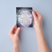 Prospectus 11,4 Cm X 14,2 Cm Prière du Seigneur (main)