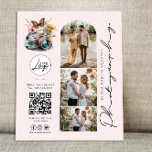 Prospectus 11,4 Cm X 14,2 Cm Prix de la photographie Mariage moderne Blush<br><div class="desc">Floral Mariage moderne,  tendance floral floral floral  Prix circulaire. Caractéristiques de conception script de typographie "photographie",  code qr,  votre logo,  les coordonnées,  logo de la caméra,  médias sociaux et 3 photos de portefeuille sur le devant. Personnalisez encore plus avec 3 photos supplémentaires et guide de prix au dos.</div>