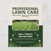 Prospectus 11,4 Cm X 14,2 Cm Professional Lawn Care (Devant)