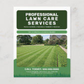 Prospectus 11,4 Cm X 14,2 Cm Professional Lawn Care Services (Devant)