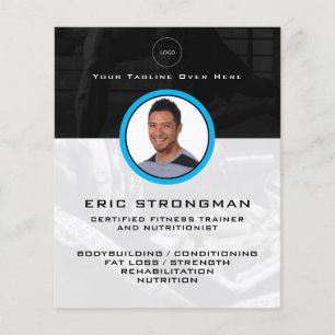 Prospectus 11,4 Cm X 14,2 Cm Profil personnel image de conditionnement flyer