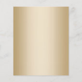 Prospectus 11,4 Cm X 14,2 Cm Prolongations de Lash Or Moderne (Dos)